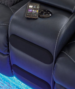 Sapphire Power Reclining Seating, loveseat audio controls detail - 40