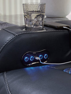 Sapphire Power Reclining Seating, power controls and USB detail - 42