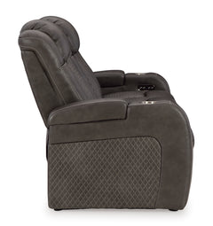 Shadow Power Reclining Seating, sofa side view - 5