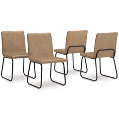 Black / Set of 4 Chairs, product view 2; included: 4 chairs; table excluded; benches, other furniture and accessories excluded - 10