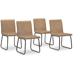 Black / Set of 4 Chairs, product view 3; included: 4 chairs; table excluded; benches, other furniture and accessories excluded - 11
