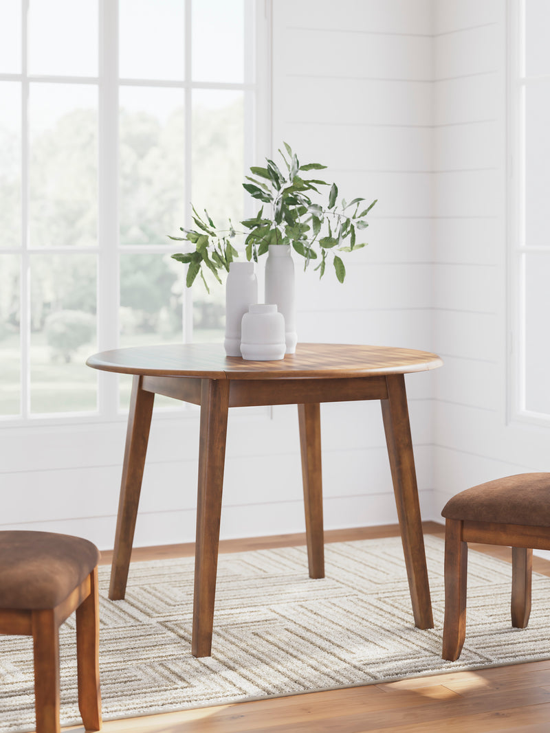 Rustic Drop-Leaf Dining Table and Chair Options