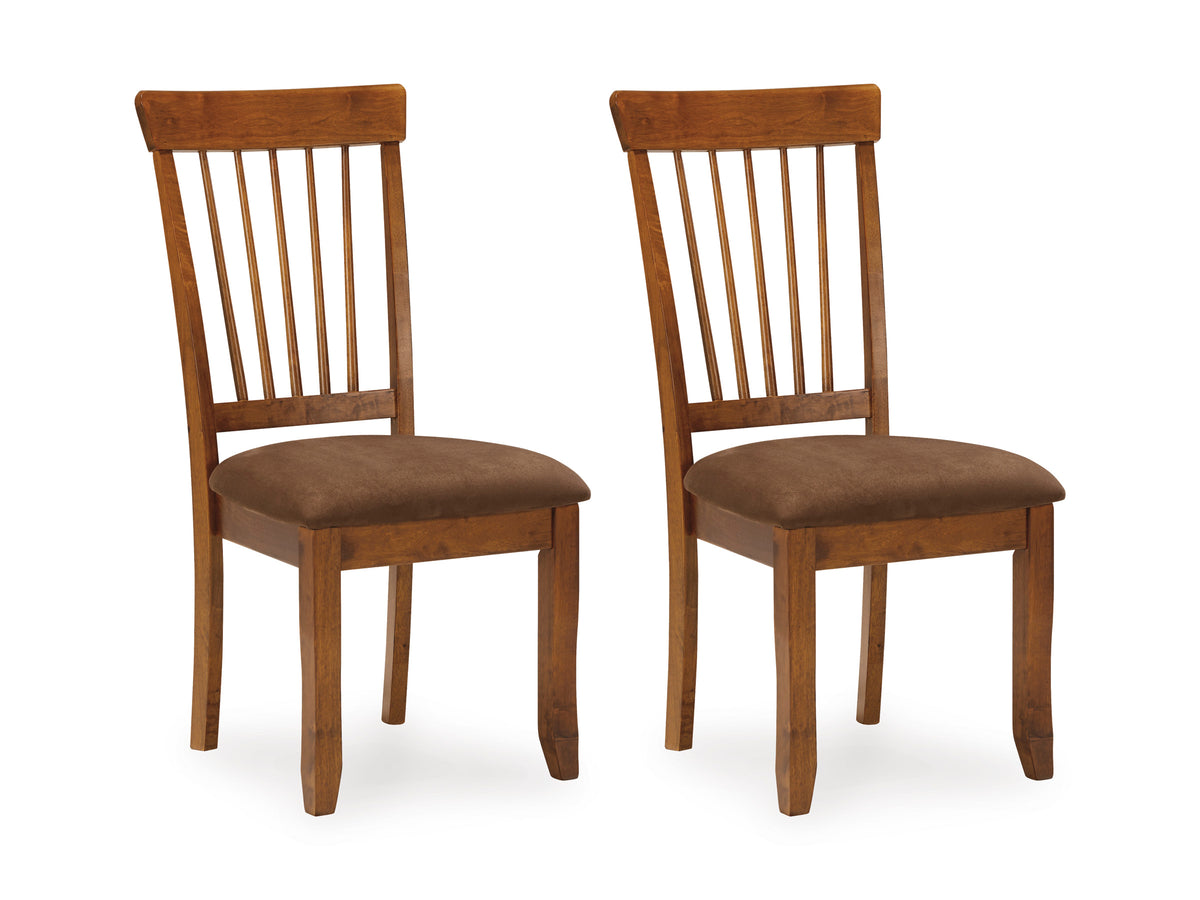 Rustic Brown / Set of 2 Chairs, product view 1; included: 2 matching chairs; all other furniture and accessories excluded