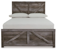 Gray Bed Full, view 2; exact selected furniture; mattress foundation bedding and accessories excluded - 11