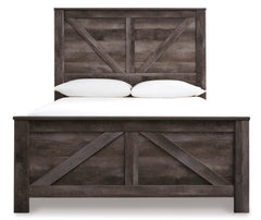 Gray Bed Queen, view 2; exact selected furniture; mattress foundation bedding and accessories excluded - 20