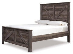 Gray Bed + Nightstand Queen, view 1; exact selected furniture; mattress foundation bedding and accessories excluded - 21