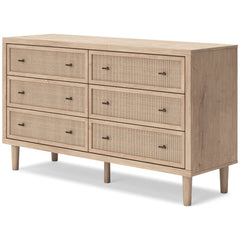 Soft Gray / Light Oak Look / Dresser, angle view; view 16; shown pieces are reference views; only the selected configuration is included - 16