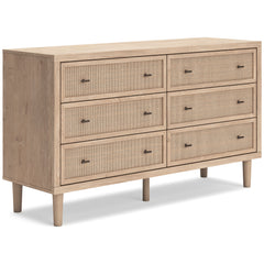 Soft Gray / Light Oak Look / Dresser, angle view; view 18; shown pieces are reference views; only the selected configuration is included - 18