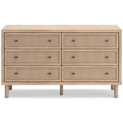Soft Gray / Light Oak Look / Dresser, front view; view 21; shown pieces are reference views; only the selected configuration is included - 21