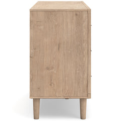 Soft Gray / Light Oak Look / Dresser, side view; view 23; shown pieces are reference views; only the selected configuration is included - 23