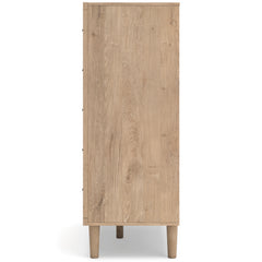 Soft Gray / Light Oak Look / Chest, side view; view 32; shown pieces are reference views; only the selected configuration is included - 32