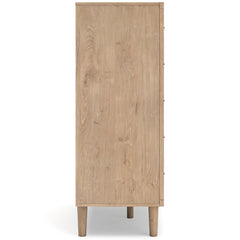 Soft Gray / Light Oak Look / Chest, side view; view 33; shown pieces are reference views; only the selected configuration is included - 33