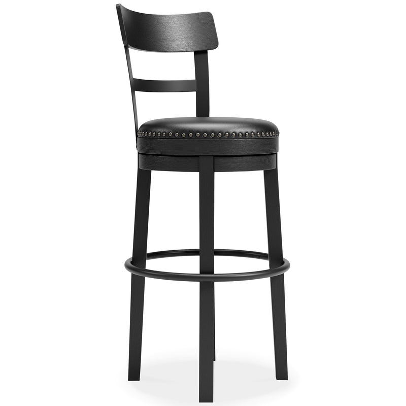 Swivel Stool with Nailhead Trim — Counter or Bar Height