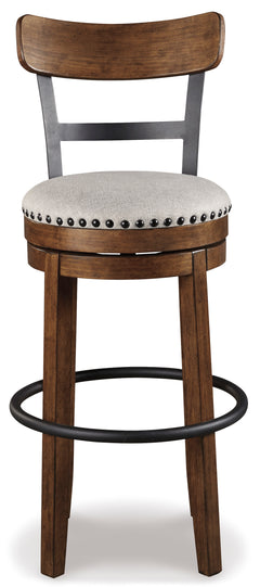 Brown / Bar Height — 1 Stool, front view; one stool included; additional furniture and accessories excluded - 10
