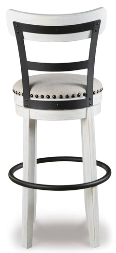 White / Bar Height — 1 Stool, back view; one stool included; additional furniture and accessories excluded - 14