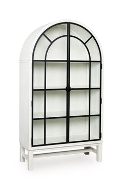White / Display Cabinet, cabinet view 1; includes one cabinet; accessories and other furniture excluded - 1