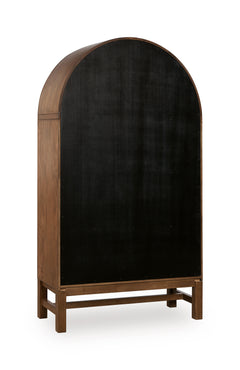 Brown/Black / Display Cabinet, cabinet view 3; includes one cabinet; accessories and other furniture excluded - 18