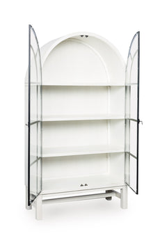 White / Display Cabinet, cabinet view 2; includes one cabinet; accessories and other furniture excluded - 2