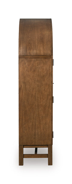 Brown/Black / Display Cabinet, cabinet view 7; includes one cabinet; accessories and other furniture excluded - 22
