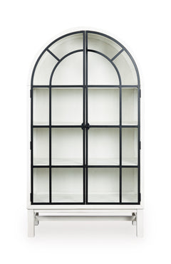 White / Display Cabinet, cabinet view 5; includes one cabinet; accessories and other furniture excluded - 5