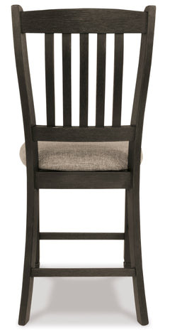 Black/Grayish Brown / Set of 2 Counter Stools, seat view 1; order includes two matching seats; accessories excluded - 1