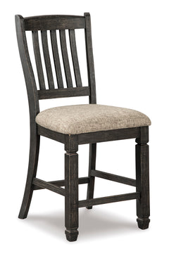 Black/Grayish Brown / Set of 2 Counter Stools, seat view 5; order includes two matching seats; accessories excluded - 5