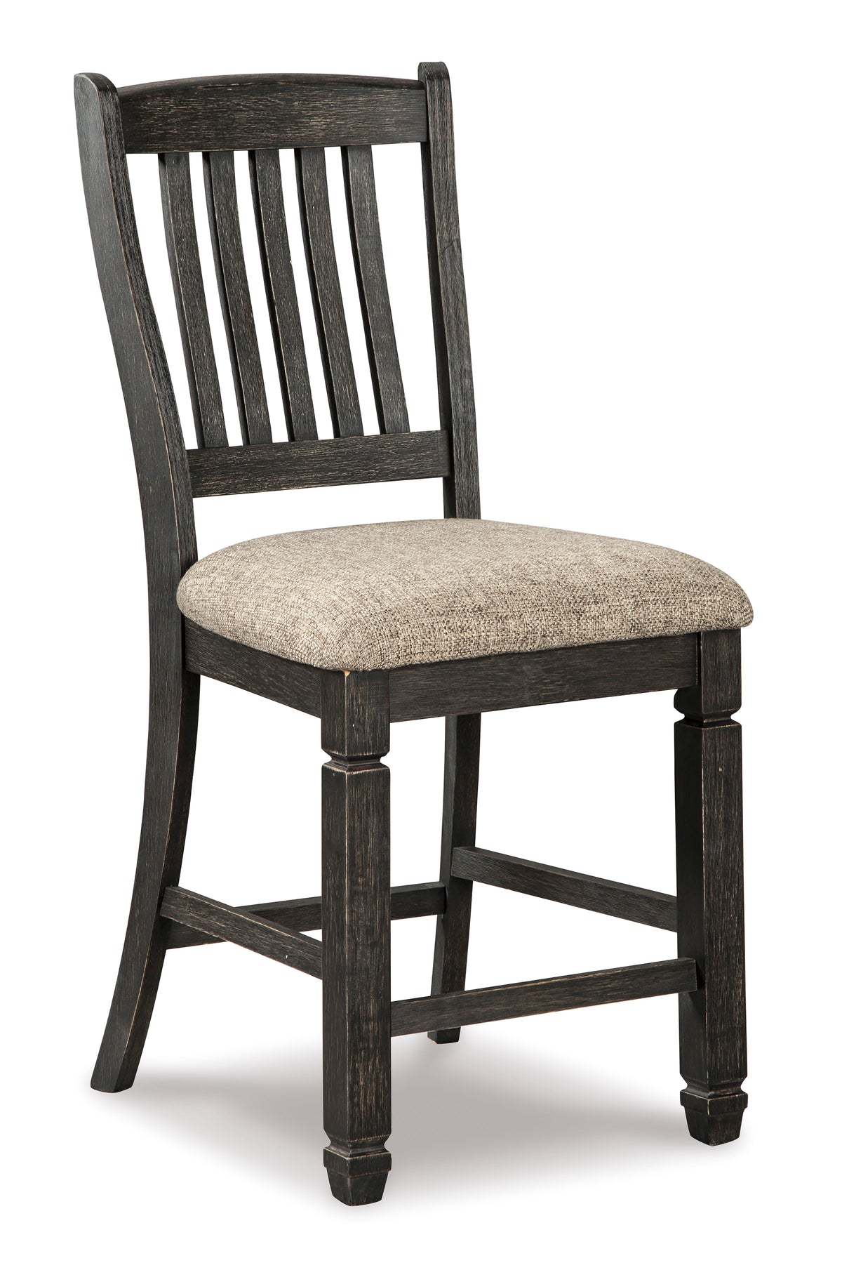 Black/Grayish Brown / Set of 2 Counter Stools, seat view 5; order includes two matching seats; accessories excluded