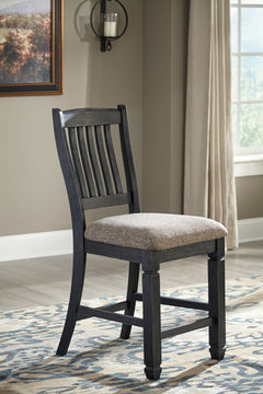 Black/Grayish Brown / Set of 2 Counter Stools, seat view 6; order includes two matching seats; accessories excluded - 6