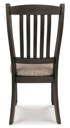 Black/Grayish Brown / Set of 2 Dining Chairs, seat view 1; order includes two matching seats; accessories excluded - 1
