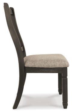 Black/Grayish Brown / Set of 2 Dining Chairs, seat view 5; order includes two matching seats; accessories excluded - 5