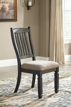 Black/Grayish Brown / Set of 2 Dining Chairs, seat view 8; order includes two matching seats; accessories excluded - 8