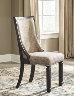 Black/Grayish Brown / Set of 2 Dining Chairs, furniture view 2; includes set of 2 dining chairs; table, other seating and accessories excluded - 2