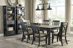 Black/Grayish Brown / Set of 2 Dining Chairs, furniture view 6; includes set of 2 dining chairs; table, other seating and accessories excluded - 6