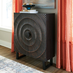 Distressed Black Accent Cabinet, view 8 - 8
