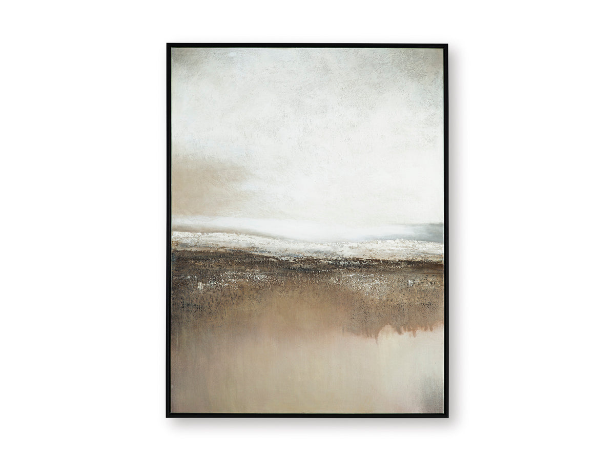 Brown/Gray/White Wall Art, full product view