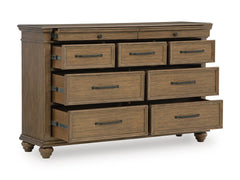 Medium Brown / Dresser, drawers open - 2