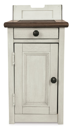 Two-tone chairside table, product view 2 - 2