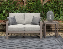 Gray/Brown Loveseat w/Cushion, product view 2 - 5