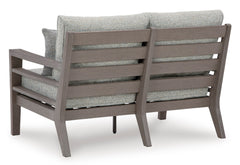 Gray/Brown Loveseat w/Cushion, product view 3 - 2