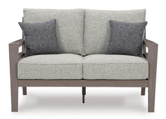 Gray/Brown Loveseat w/Cushion, product view 4 - 3