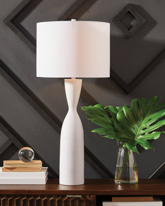 White table lamp, product view 2 - 2