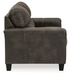 Smoke, loveseat side view - 7