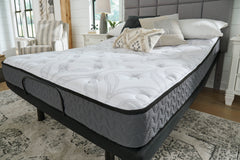 White Twin, mattress in room, front angle; base and furnishings excluded - 2