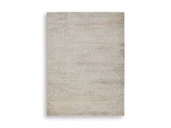 Multi 62.25" x 82.75", complete rug product view - 5