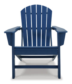 Blue outdoor Adirondack chair, product view 2 - 8