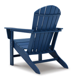 Blue outdoor Adirondack chair, product view 3 - 9