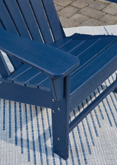 Blue outdoor Adirondack chair, product view 6 - 12