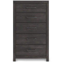 Dark Gray / Chest of Drawers, front view - 3