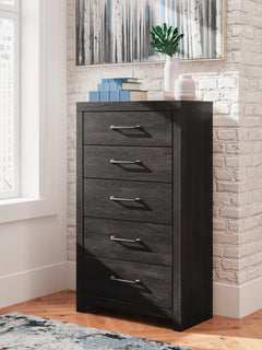 Dark Gray / Chest of Drawers, room setting; accessories not included - 4