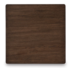 Warm Brown Square End Table, product view 3 - 3